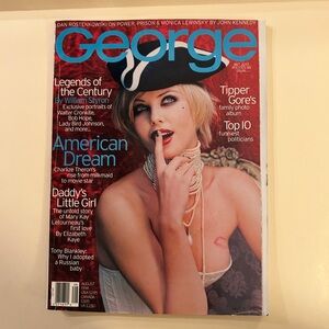 George Magazine Charlize Theron August 1998 Issue